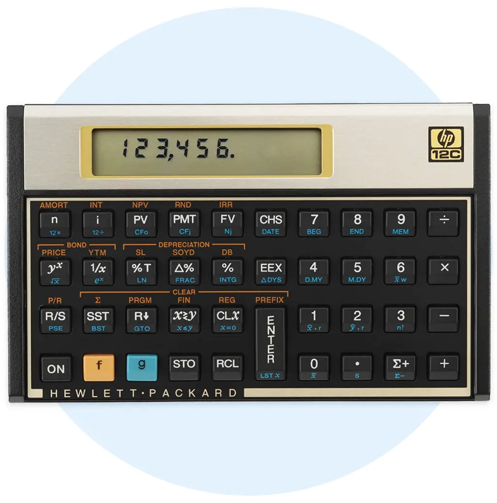 Original HP 12C calculator image
