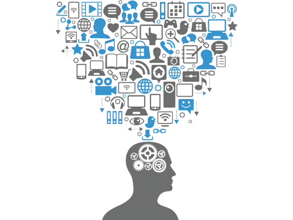 Collage of images representing learning sources