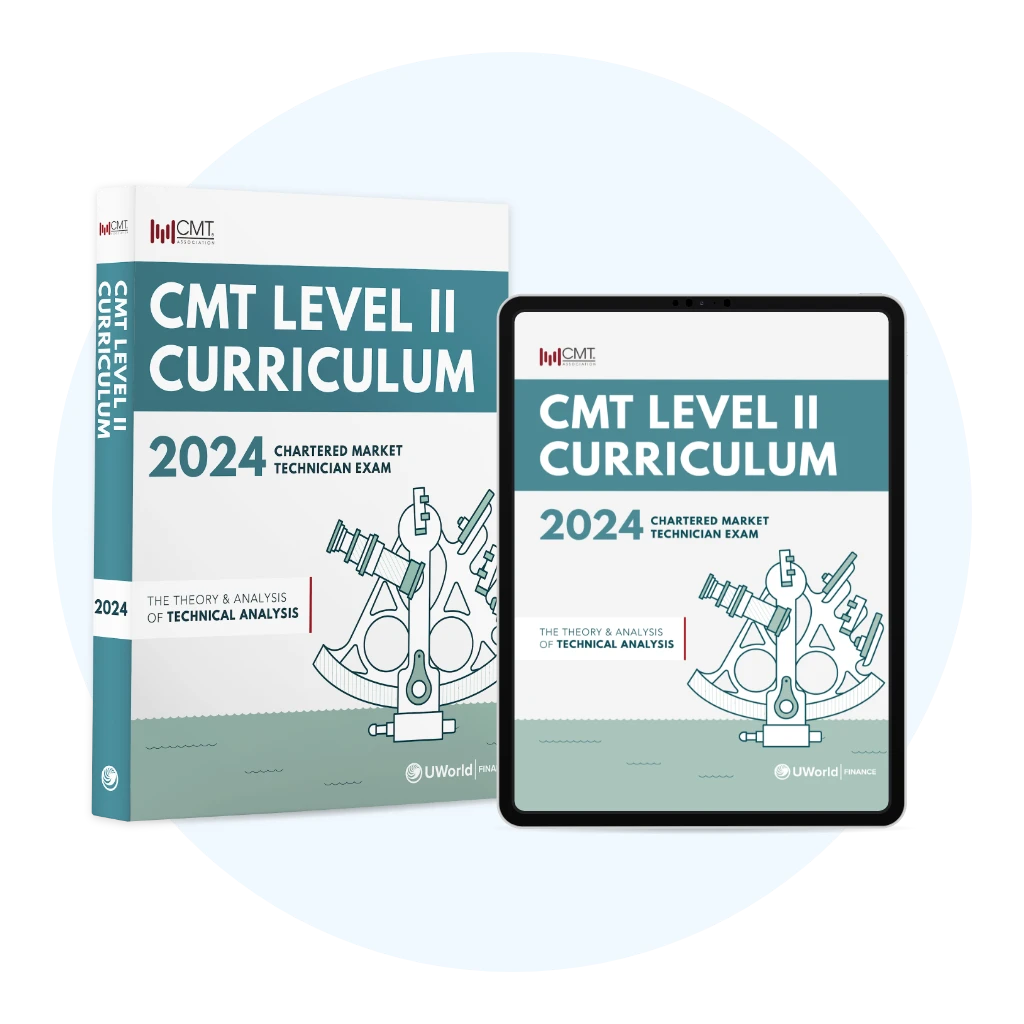 Official CMT Curriculum Level II Book with eBook cover displayed on a tablet screen