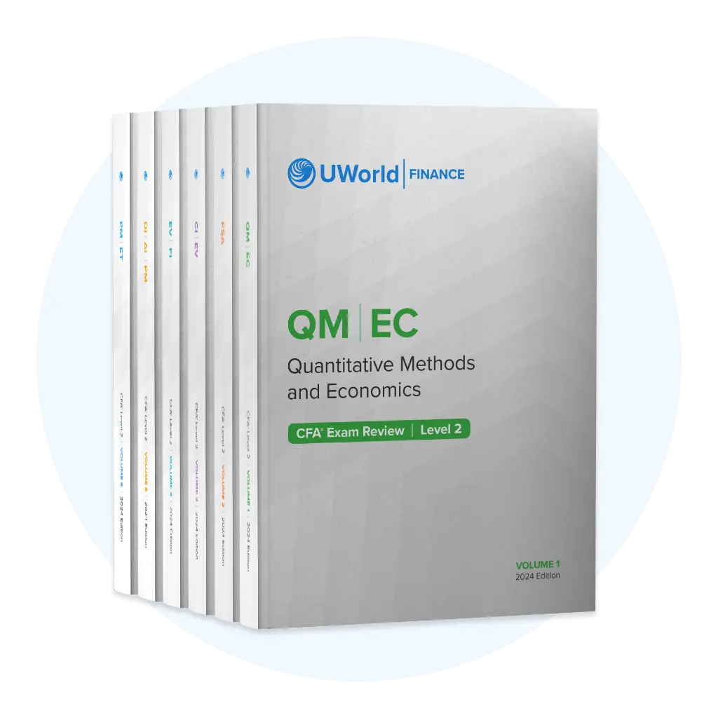 Thorough CFA Level 2 study guide by UWorld, encompassing the whole curriculum