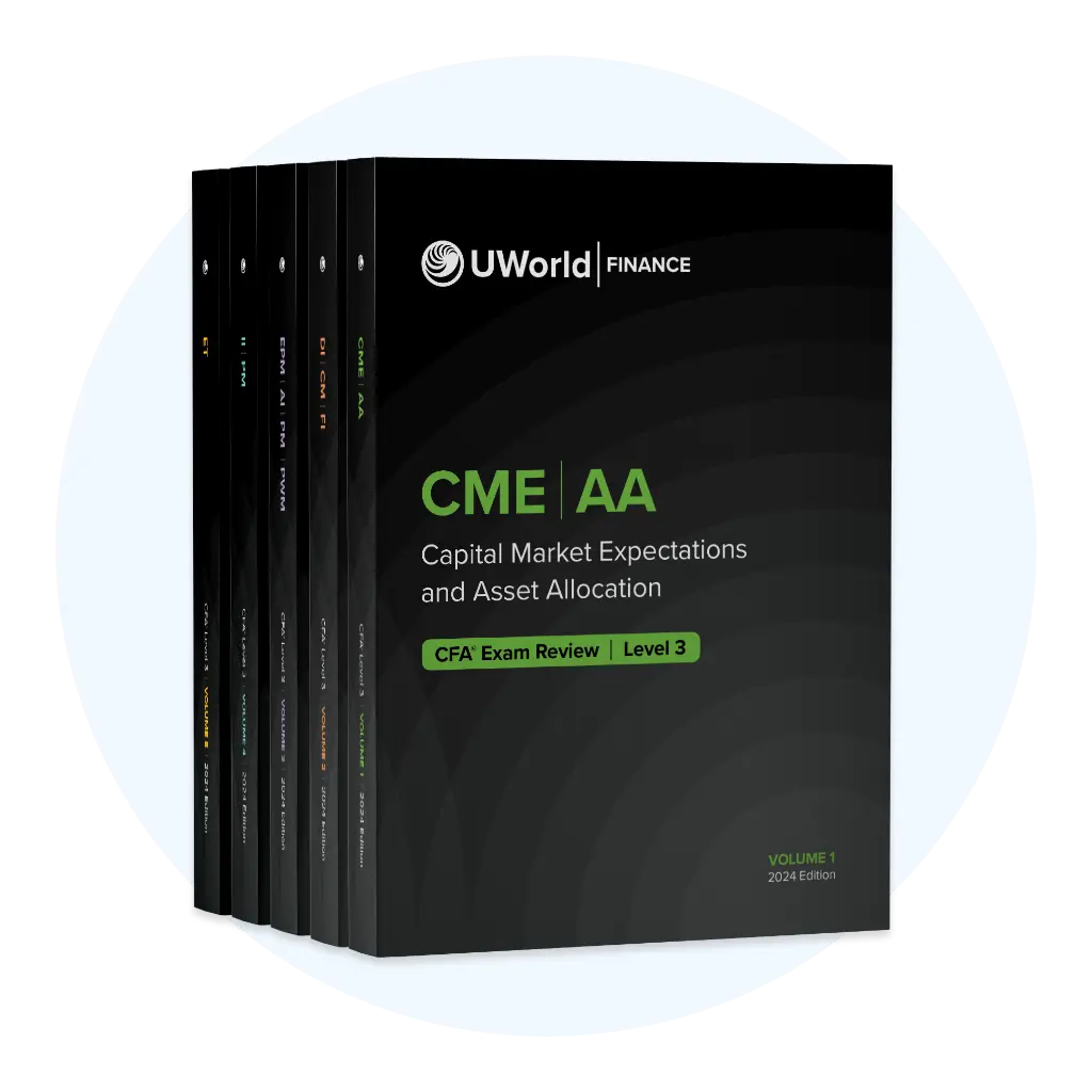 Thorough CFA Level 3 study guide by UWorld, encompassing the entire curriculum