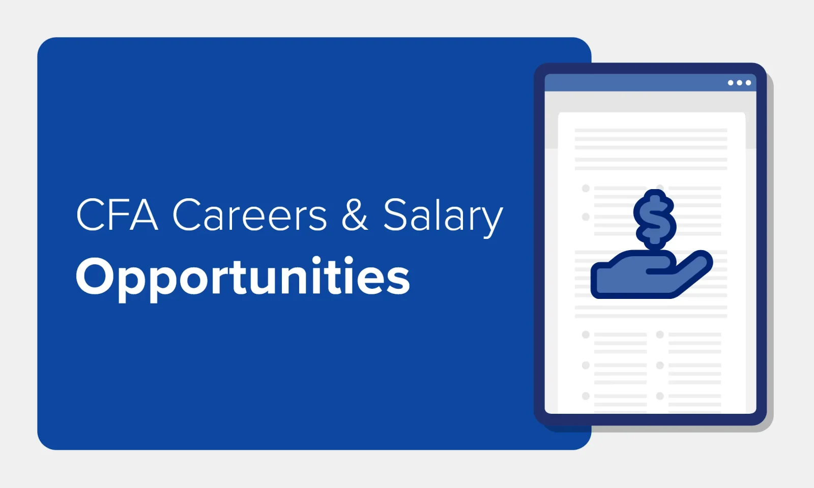 CFA Careers & Salary Opportunities