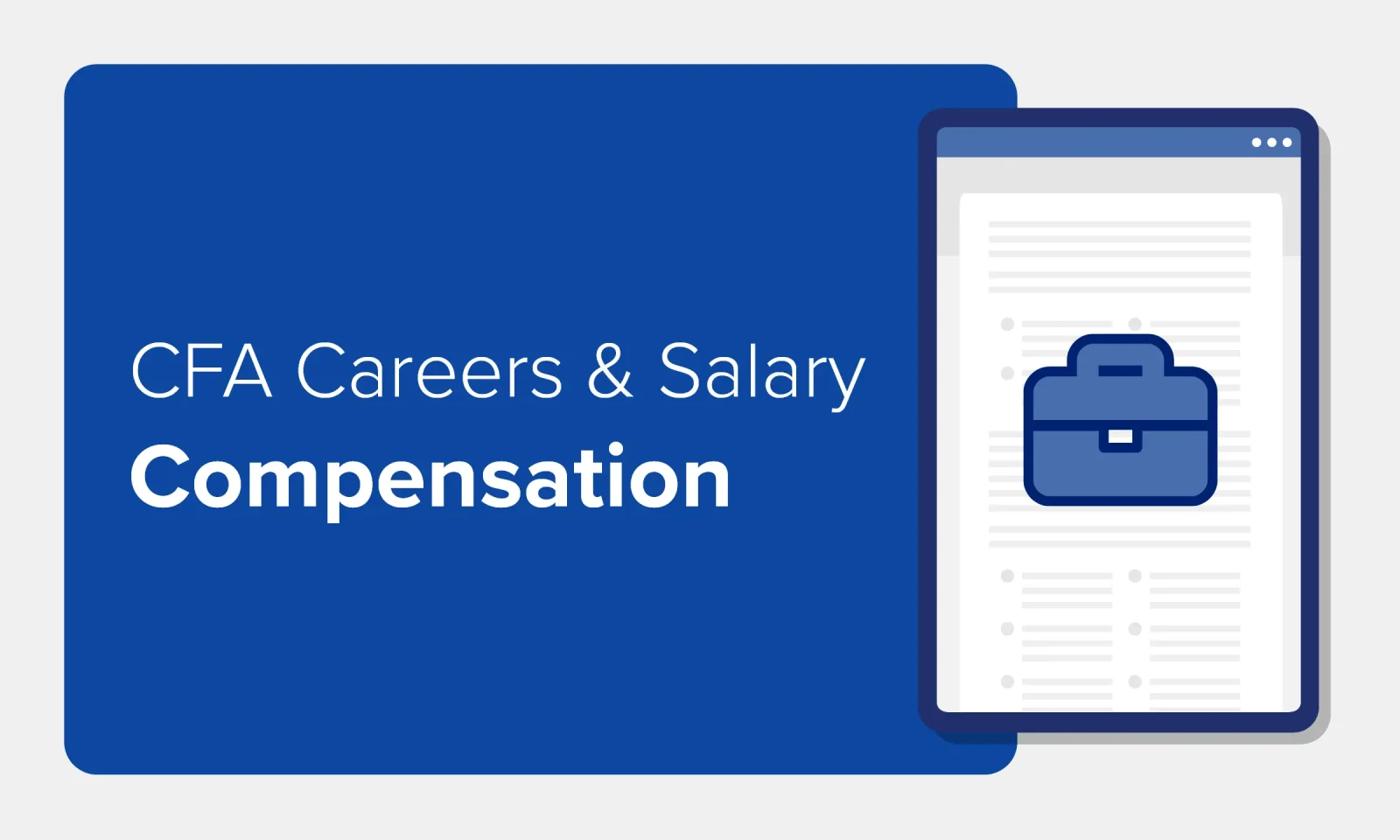 CFA Careers & Salary