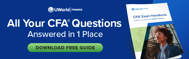 Get a Free CFA® Question Every Week,' inviting users to access weekly free CFA practice questions.