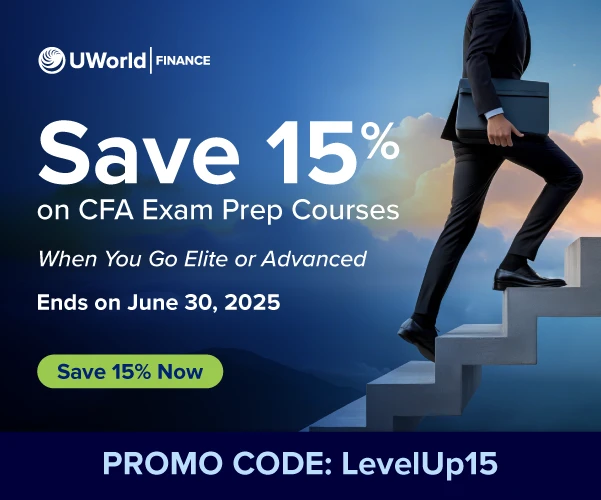 Save 15% on CFA Exam Prep Courses