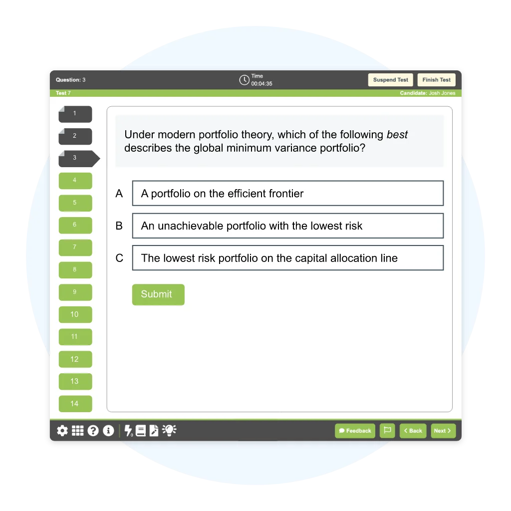 UWorld CFA Exam Mock Exam Simulator