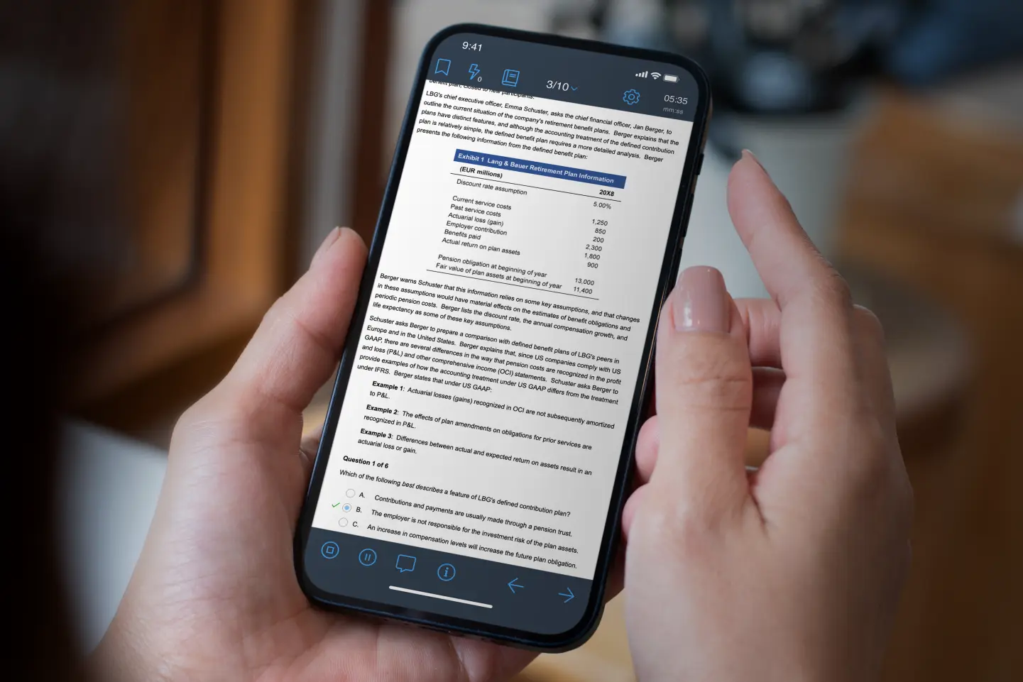 UWorld’s CFA mock exams prepare you for the actual test day!