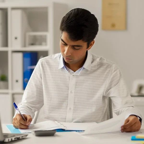 A student practicing CFA Level 2 Item set questions applying the best strategies.