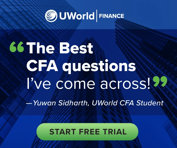 The Best CFA questions I’ve come across!' emphasizing high-quality CFA practice questions.